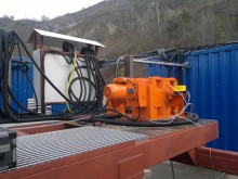 Elektrický lanový naviják pro spouštění sondy do geotermálních vrtů